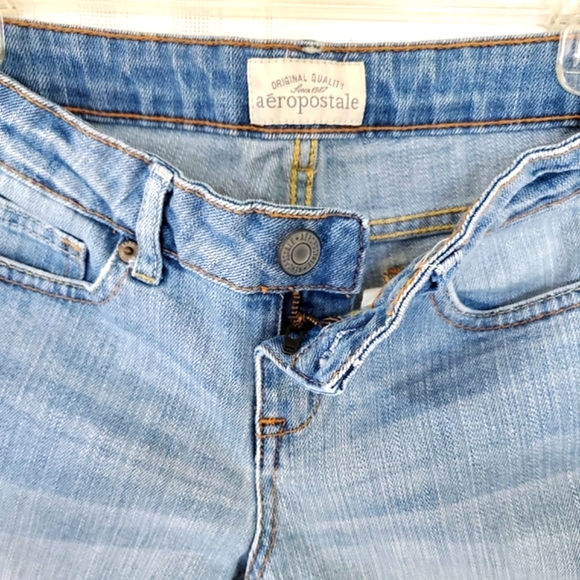 ๐2/$10 Aeropostale Stretch Jean Shorts, Size 1-2 - Picture 3 of 4
